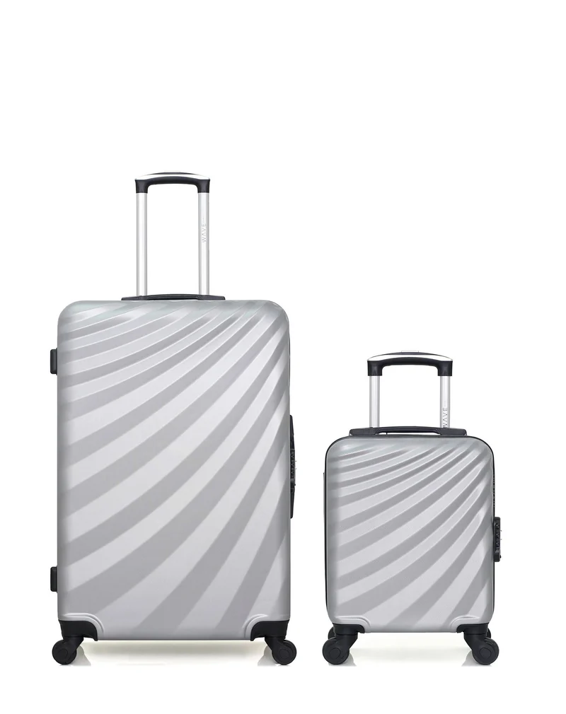 WAVE PARIS – 2er-Pack – Großer Koffer und Handgepäck XXS DANUBE