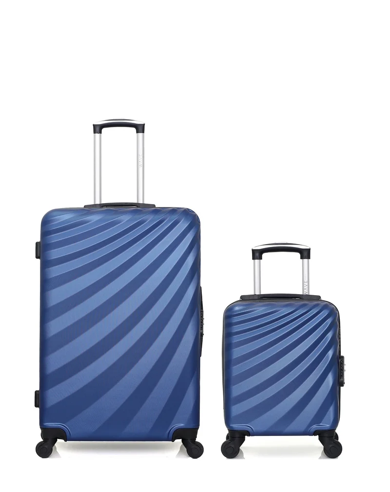 WAVE PARIS – 2er-Pack – Großer Koffer und Handgepäck XXS DANUBE