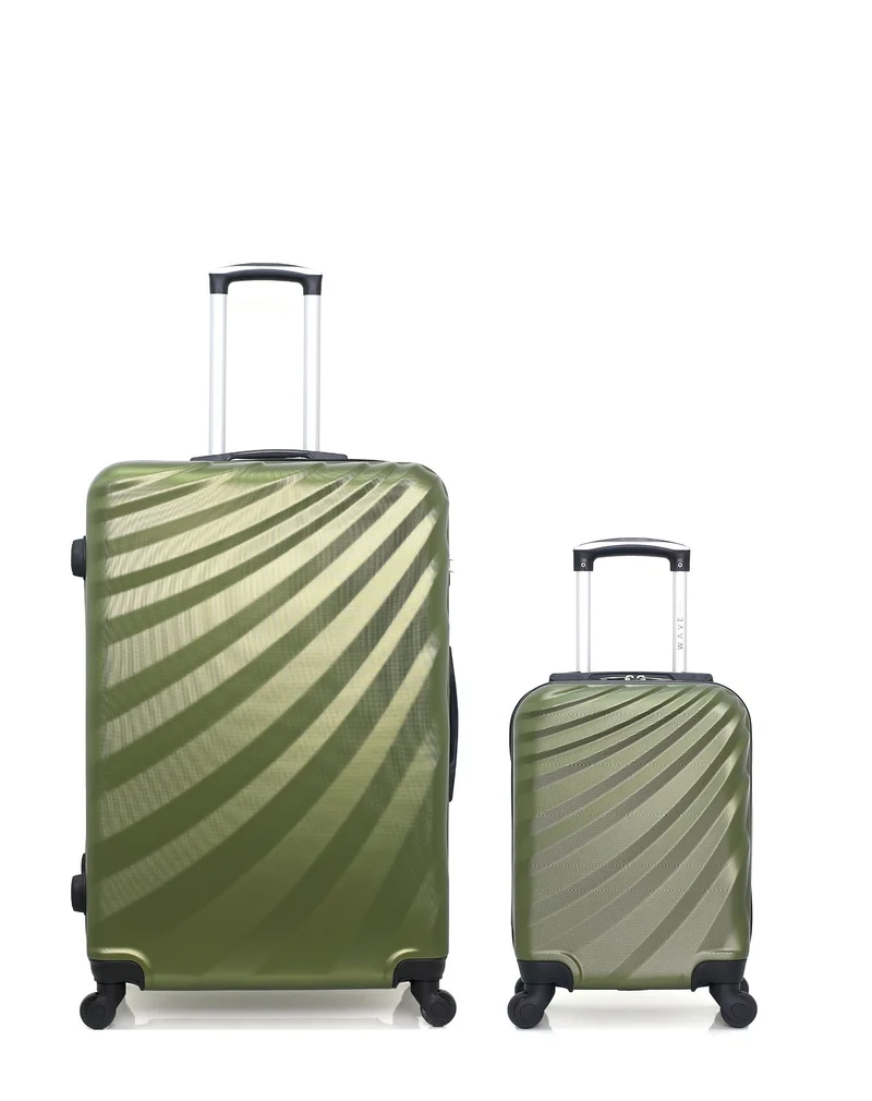 WAVE PARIS – 2er-Pack – Großer Koffer und Handgepäck XXS DANUBE