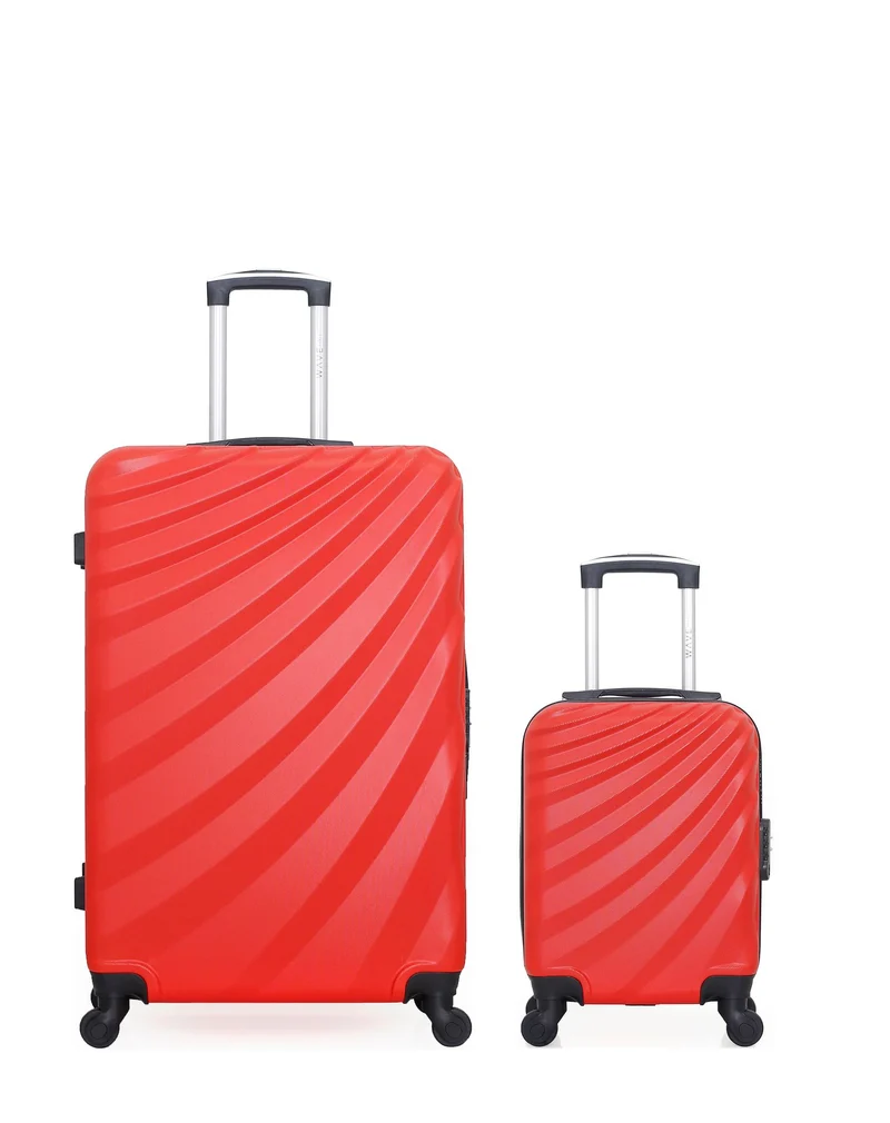 WAVE PARIS – 2er-Pack – Großer Koffer und Handgepäck XXS DANUBE