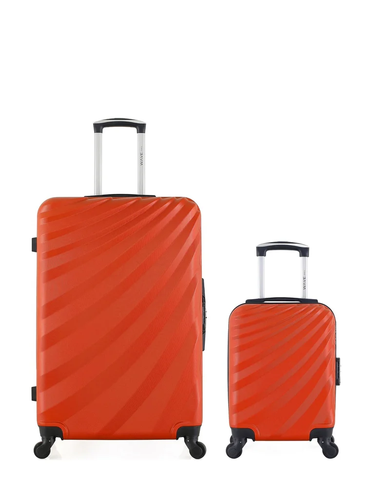 WAVE PARIS – 2er-Pack – Großer Koffer und Handgepäck XXS DANUBE