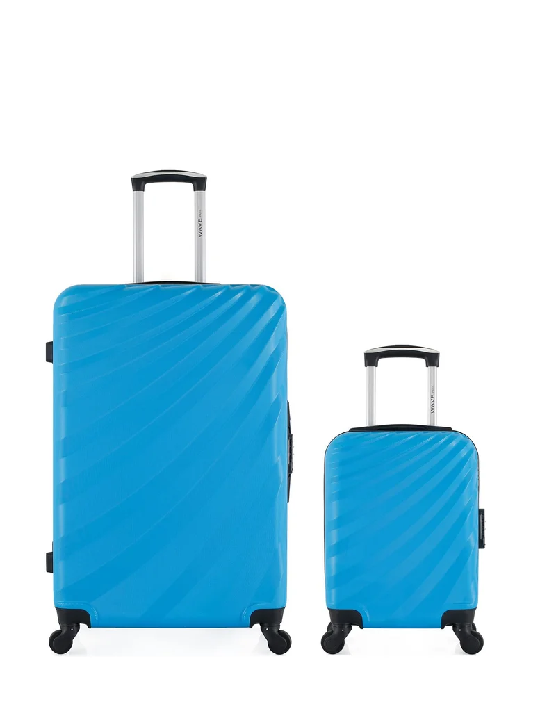 WAVE PARIS – 2er-Pack – Großer Koffer und Handgepäck XXS DANUBE