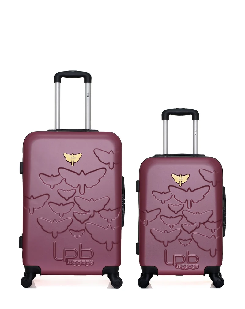 LPB LUGGAGE – 2er-Pack – Mittelgroßer Koffer und Handgepäck AELYS