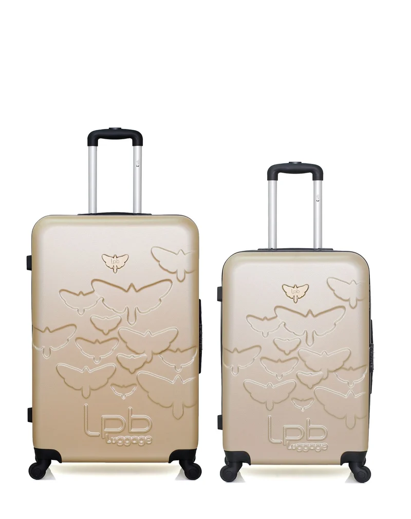 LPB LUGGAGE – 2er-Pack – Großer Koffer und mittelgroßer Koffer AELYS