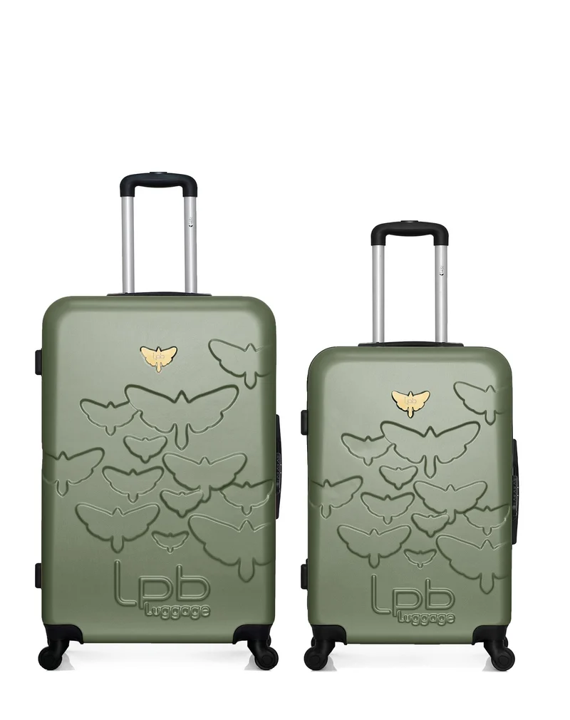 LPB LUGGAGE – 2er-Pack – Großer Koffer und mittelgroßer Koffer AELYS