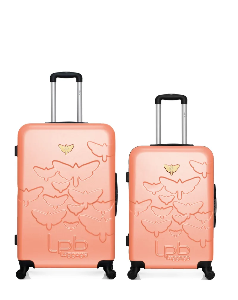 LPB LUGGAGE – 2er-Pack – Großer Koffer und mittelgroßer Koffer AELYS