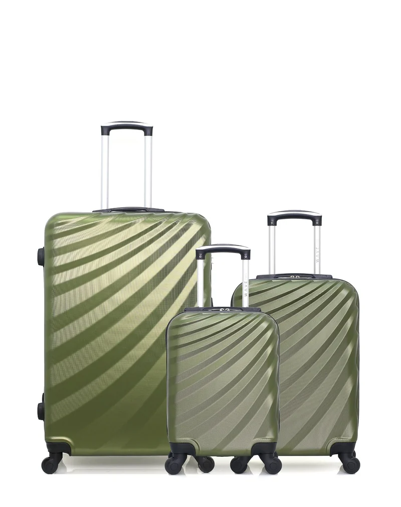 WAVE PARIS – 3er-Pack – Großer Koffer, Handgepäck und Handgepäck XXS DANUBE
