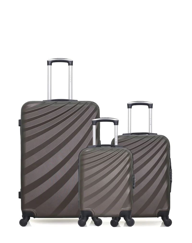 WAVE PARIS – 3er-Pack – Großer Koffer, Handgepäck und Handgepäck XXS DANUBE