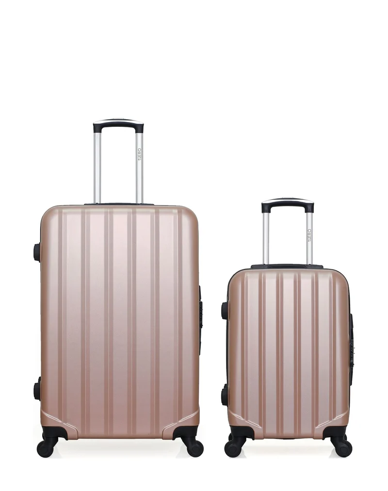 HERO – 2er-Pack – Großer Koffer und Handgepäck HIMALAYA