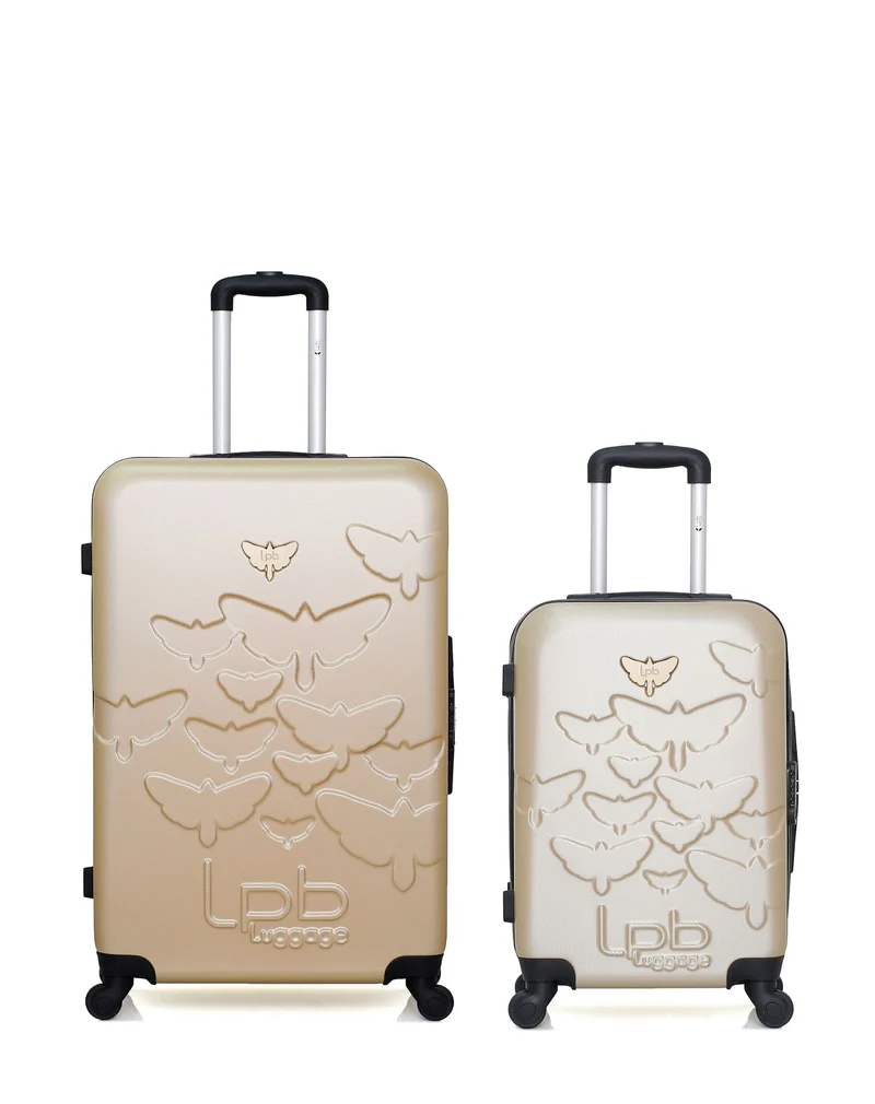 LPB LUGGAGE – 2er-Pack – Großer Koffer und Handgepäck AELYS