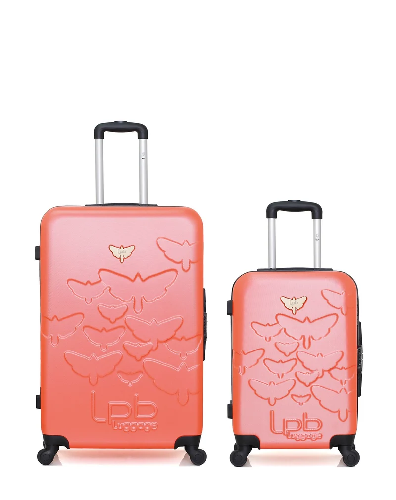 LPB LUGGAGE – 2er-Pack – Großer Koffer und Handgepäck AELYS