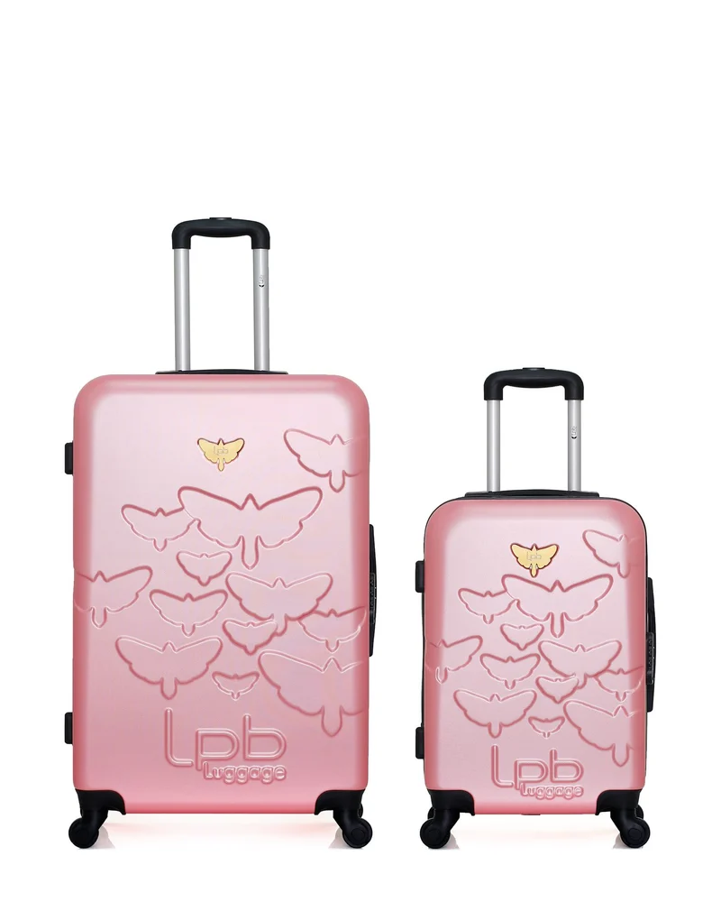 LPB LUGGAGE – 2er-Pack – Großer Koffer und Handgepäck AELYS