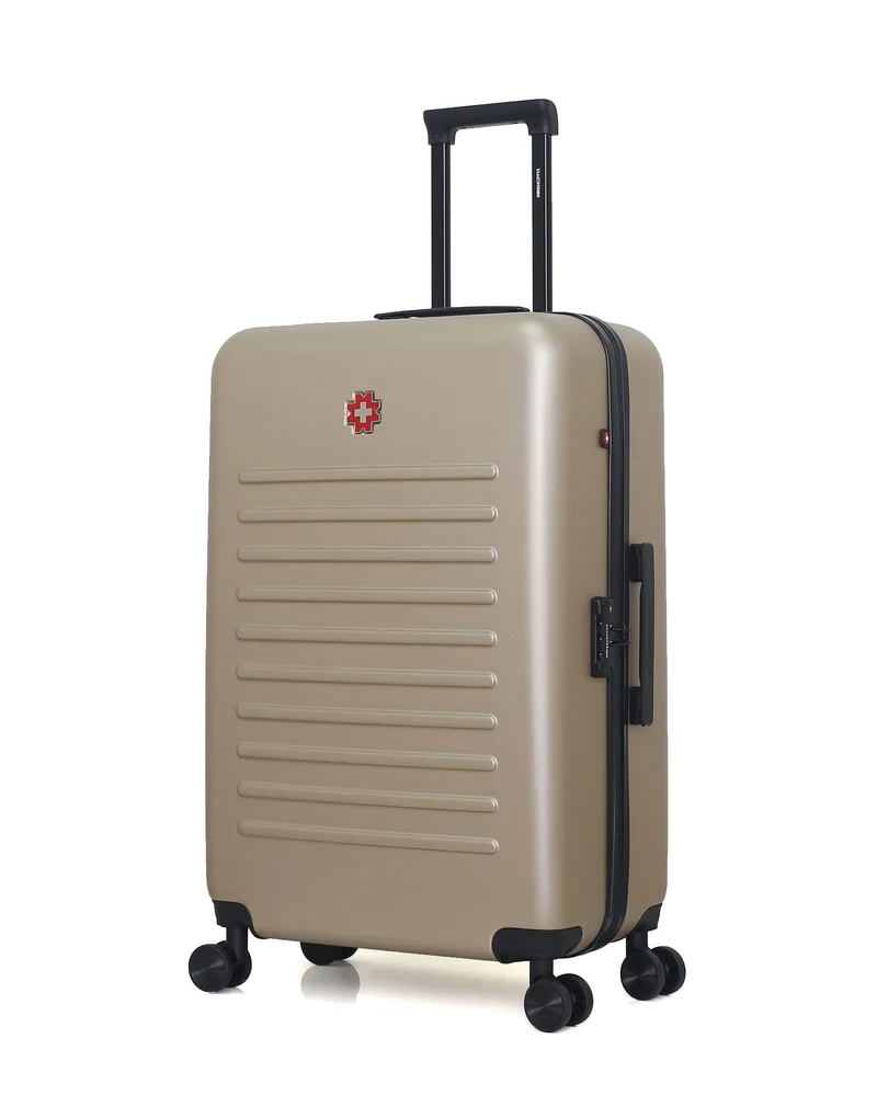 SWISS KOPPER – 4er-Pack – Großer Koffer, mittelgroßer Koffer, Handgepäck und Kosmetikkoffer WIL
