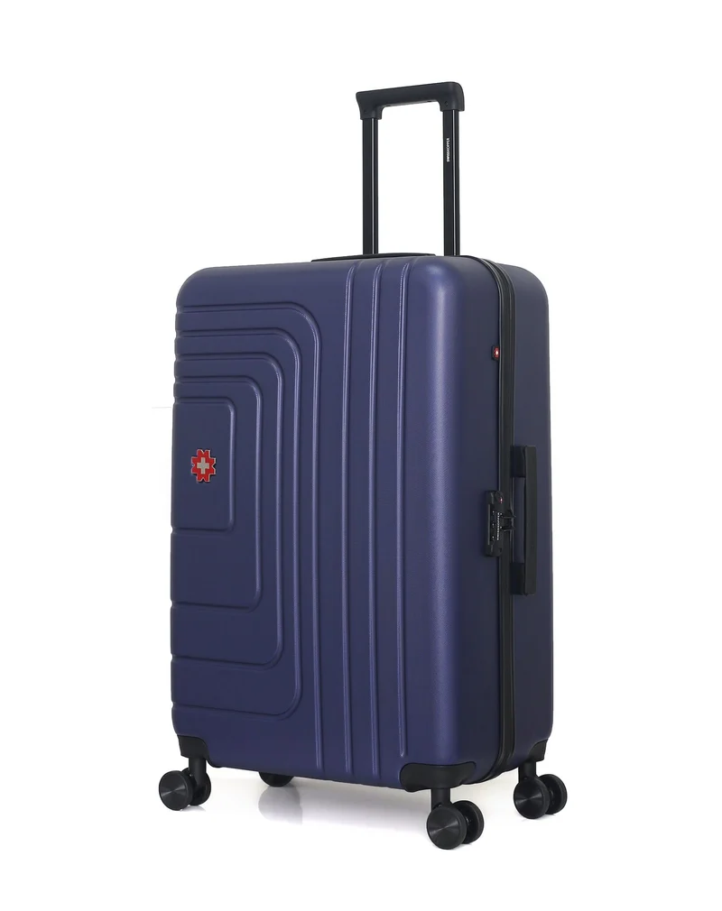 SWISS KOPPER – 4er-Pack – Großer Koffer, mittelgroßer Koffer, Handgepäck und Kosmetikkoffer RUTI