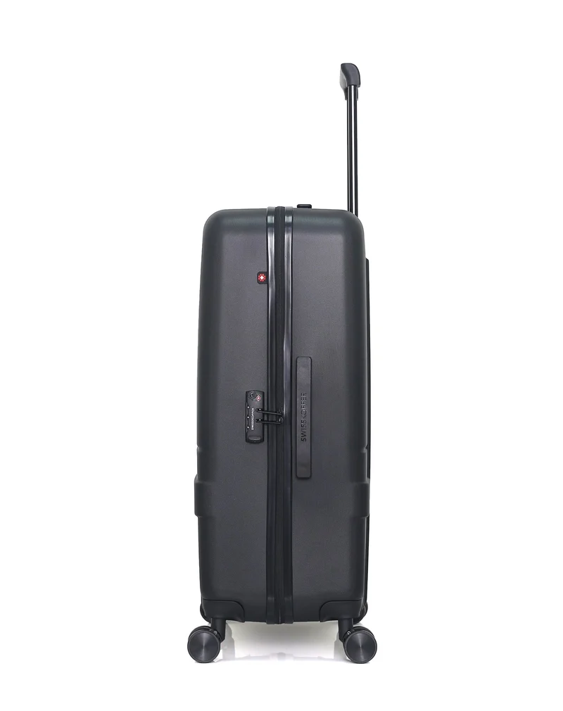 SWISS KOPPER – 4er-Pack – Großer Koffer, Handgepäck, Handgepäck XXS und Kosmetikkoffer USTER