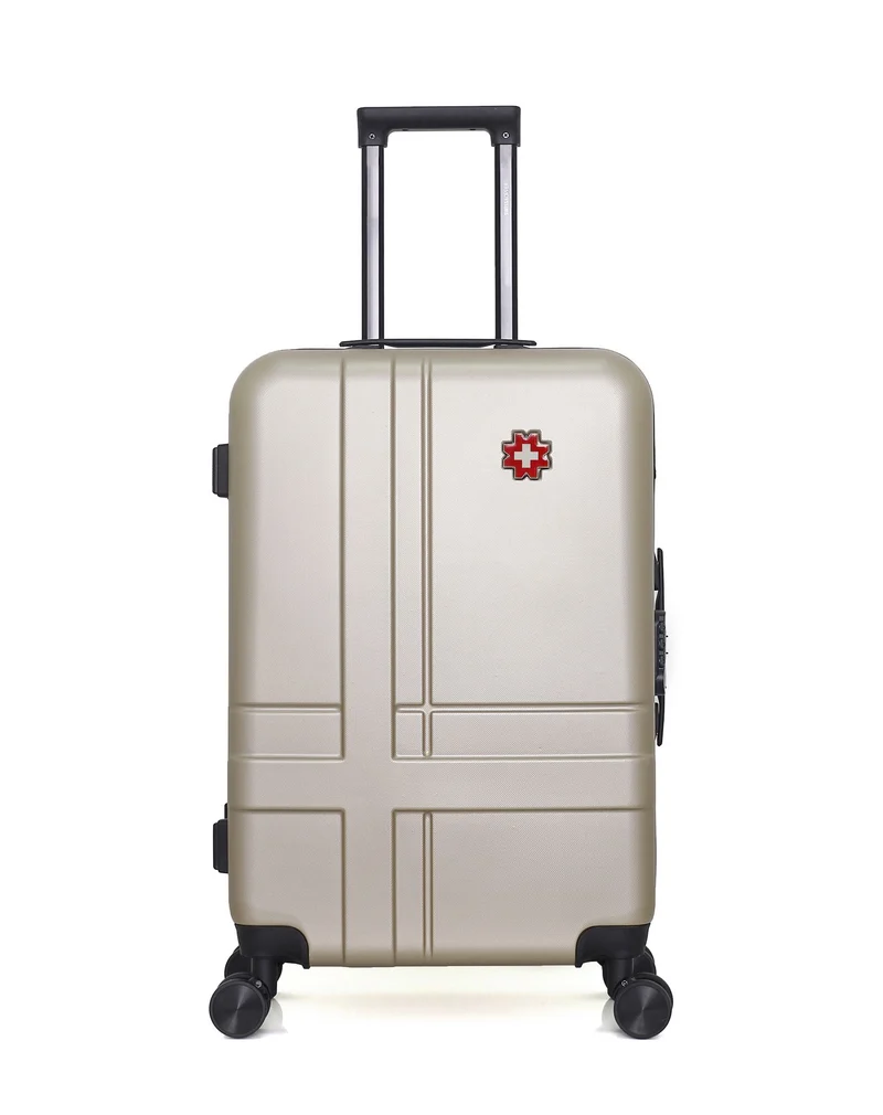 SWISS KOPPER – 3er-Pack – Mittelgroßer Koffer, Handgepäck und Kosmetikkoffer USTER