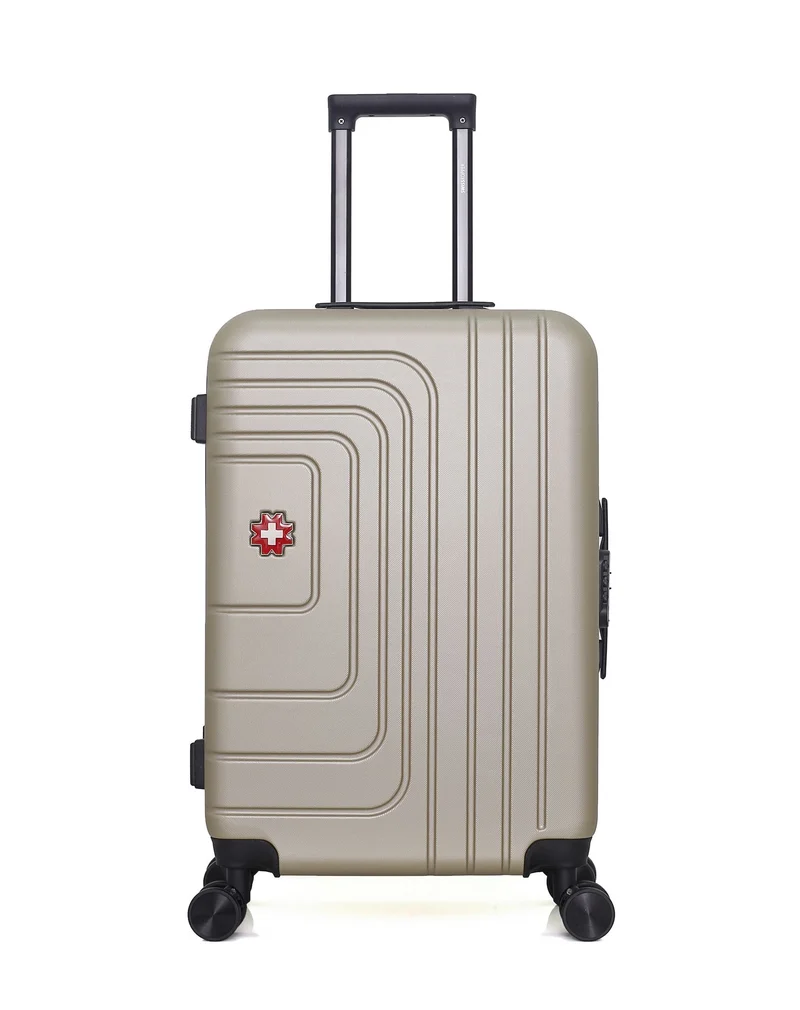 SWISS KOPPER – 3er-Pack – Mittelgroßer Koffer, Handgepäck und Kosmetikkoffer RUTI