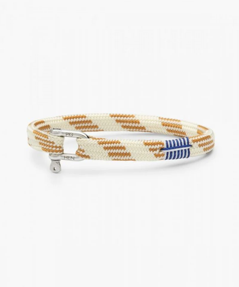 Pig & Hen Armband Vicious Vik Offwhite/Brown Beige