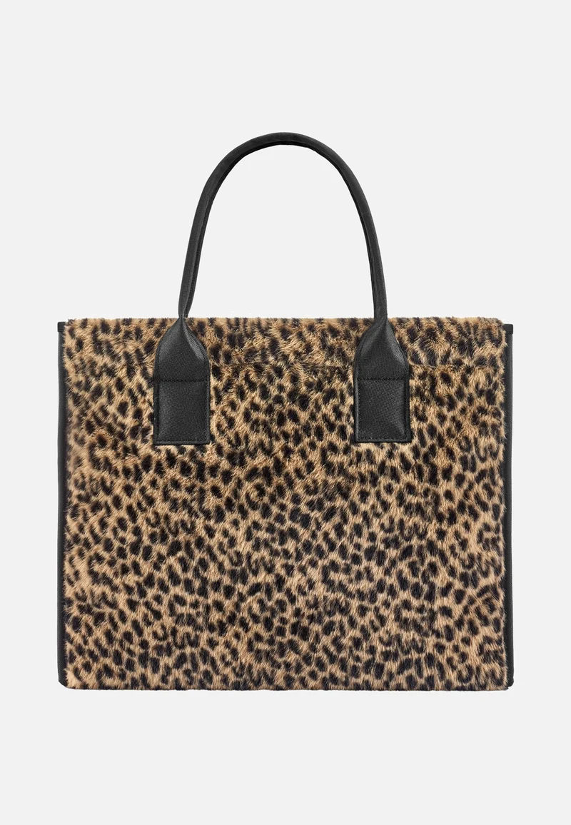 Daily Shopper Leo Fake Fur - Tote Bag