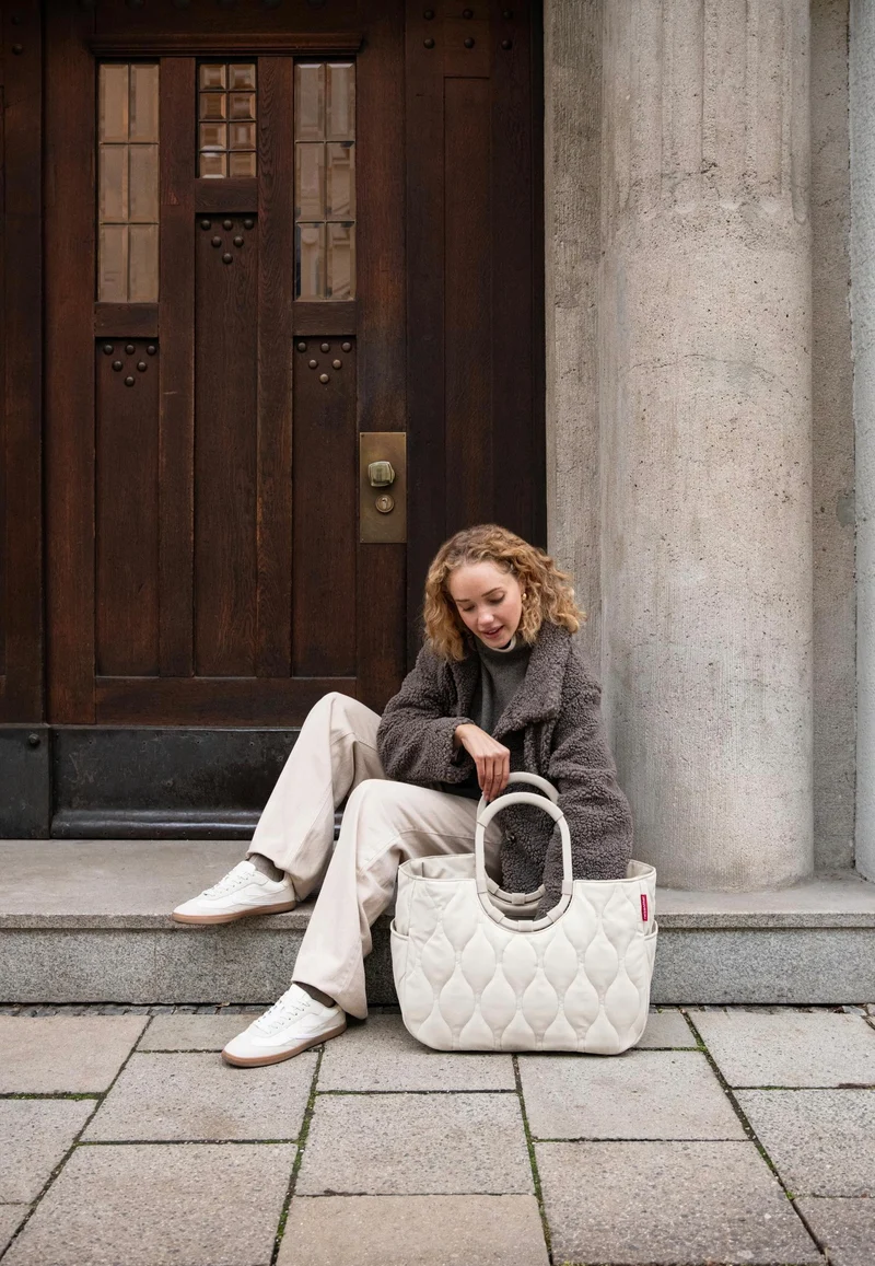 Loopshopper L Puffer Stone - Einkaufskorb