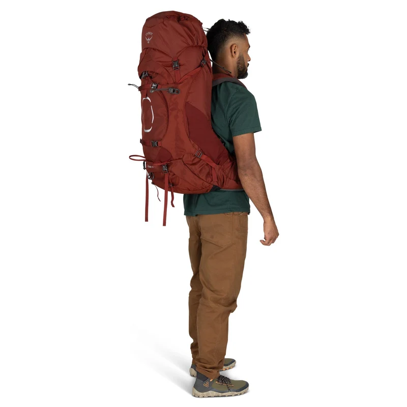 Osprey Aether 65 S/M - Trekkingrucksack (deep ahorn red)