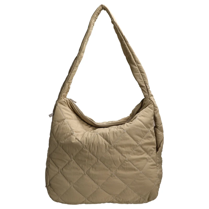 Seidenfelt Hetta Maxi Hobo - Schultertasche 42 cm (soft toffee)