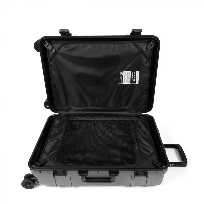 Eastpak selection Resist'r Case - 4-Rollen-Trolley L 78 cm (brushed metal)