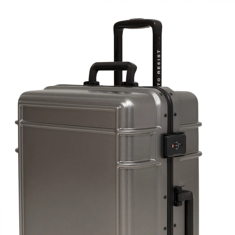 Eastpak selection Resist'r Case - 4-Rollen-Trolley L 78 cm (brushed metal)