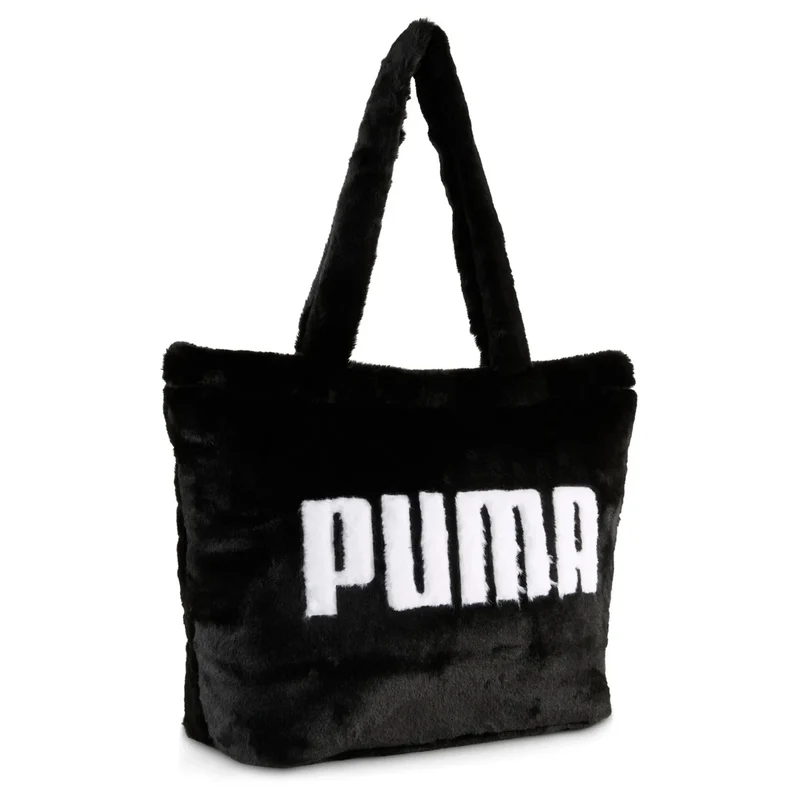 Puma Up Faux Fur - Shopper 38 cm (black)