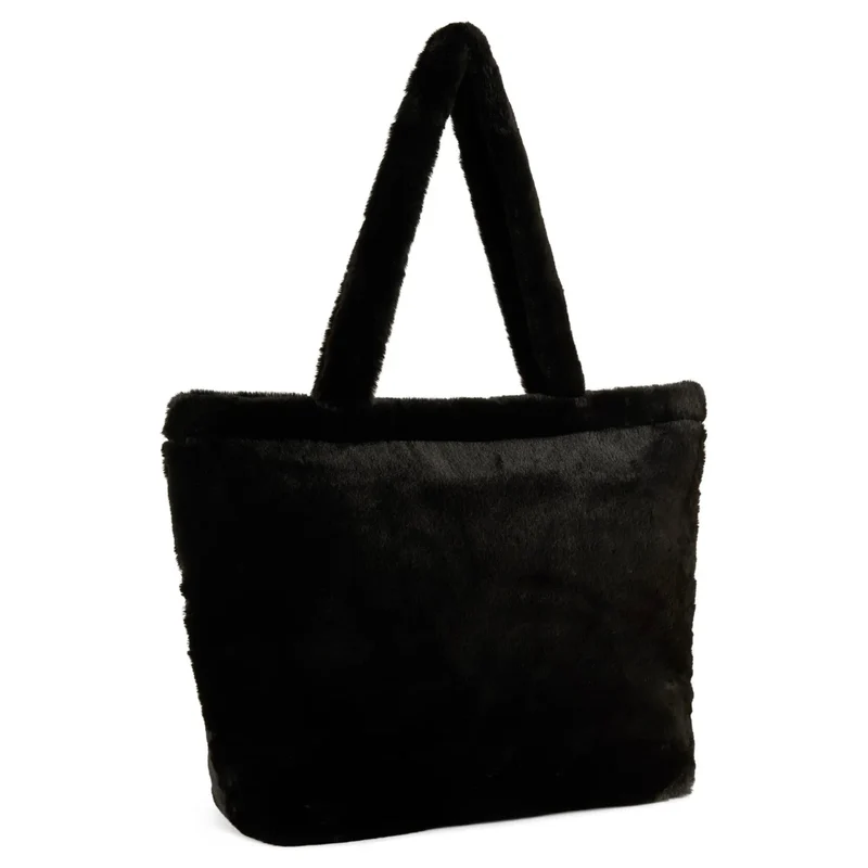 Puma Up Faux Fur - Shopper 38 cm (black)