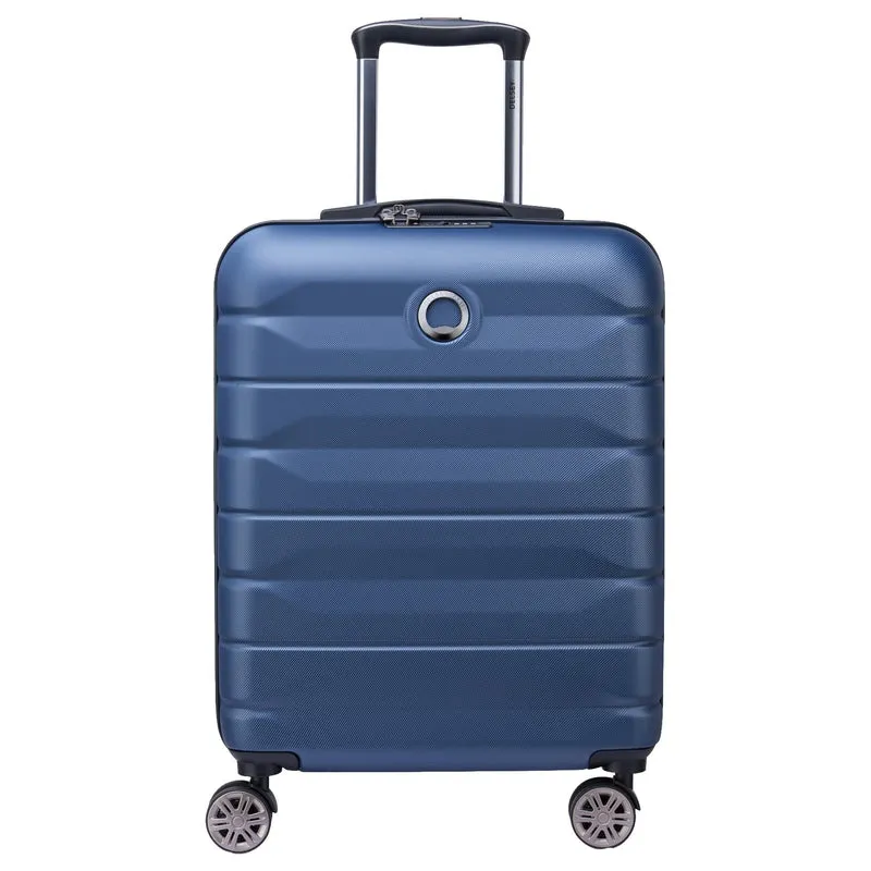 Delsey Paris Air Armour Slimline - 4-Rollen Kabinentrolley S 55 cm (nachtblau)