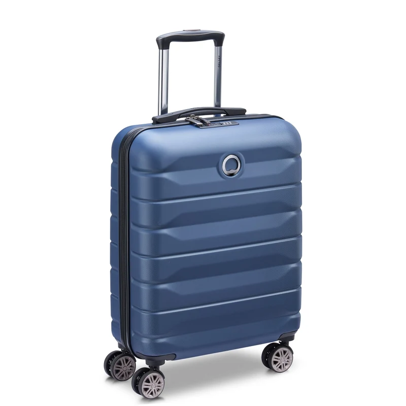 Delsey Paris Air Armour Slimline - 4-Rollen Kabinentrolley S 55 cm (nachtblau)