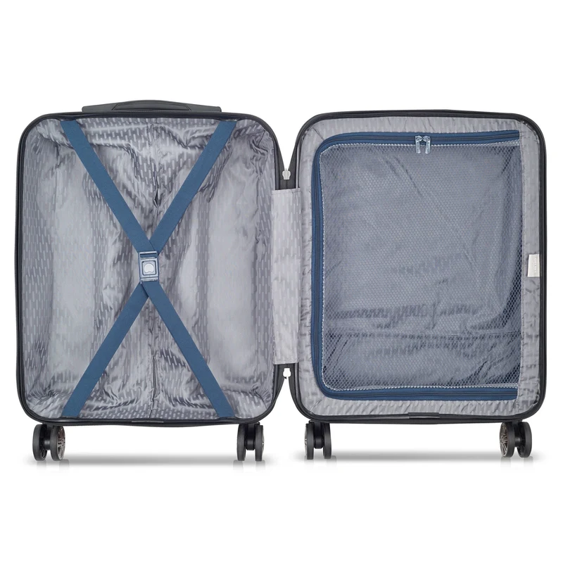 Delsey Paris Air Armour Slimline - 4-Rollen Kabinentrolley S 55 cm (nachtblau)