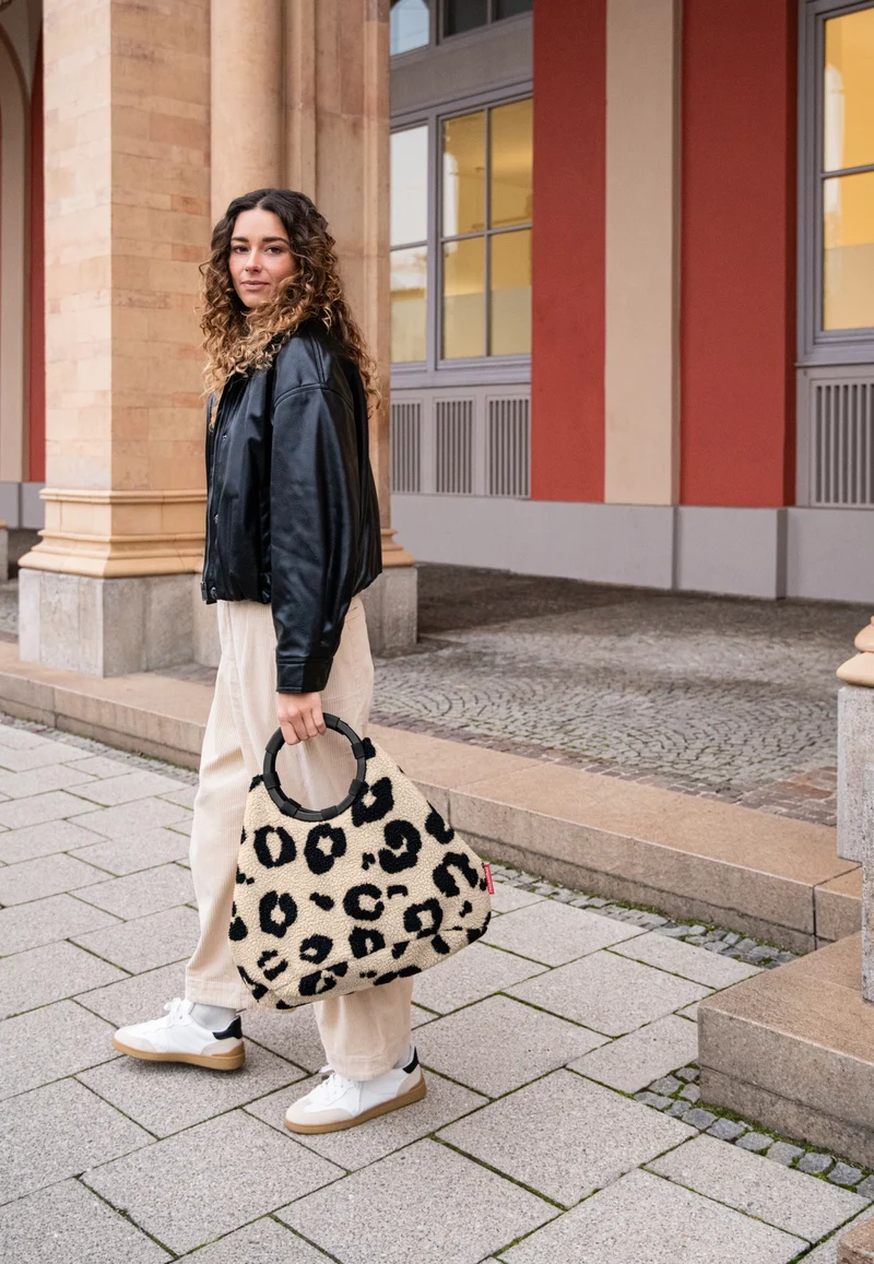 Loopbag Hobo Teddy Leo Cream - Shopper