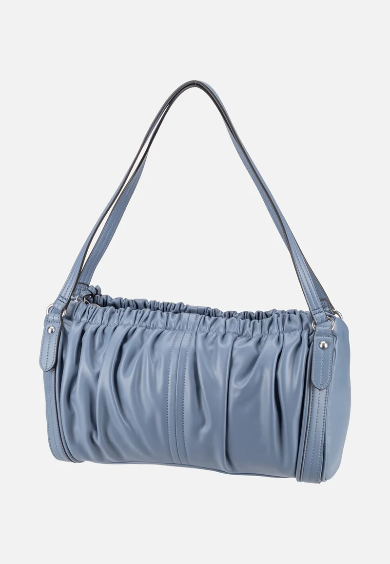 Faye M Vintage Goat Flower Blue - Satchel