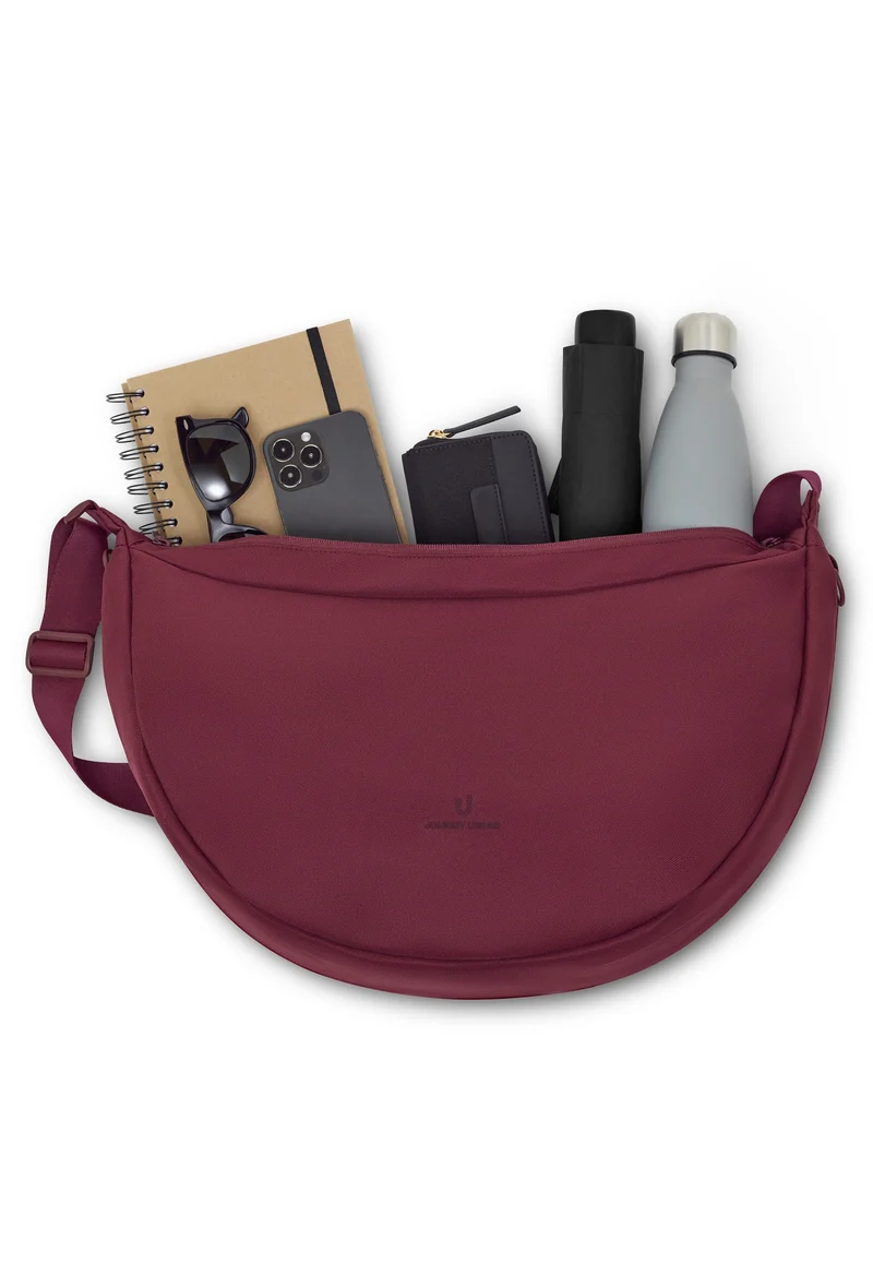 Ally Large Burgundy - Crossbody Bag