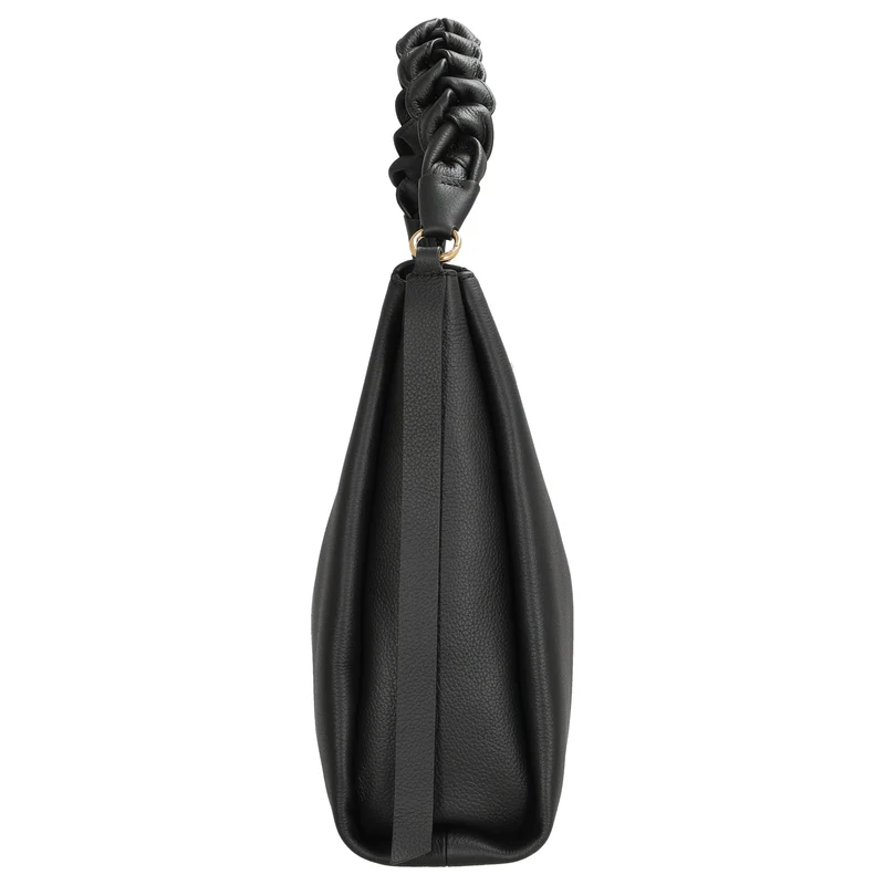 Coccinelle Boheme Grana Double - Schultertasche M 34 cm (noir/cognac)