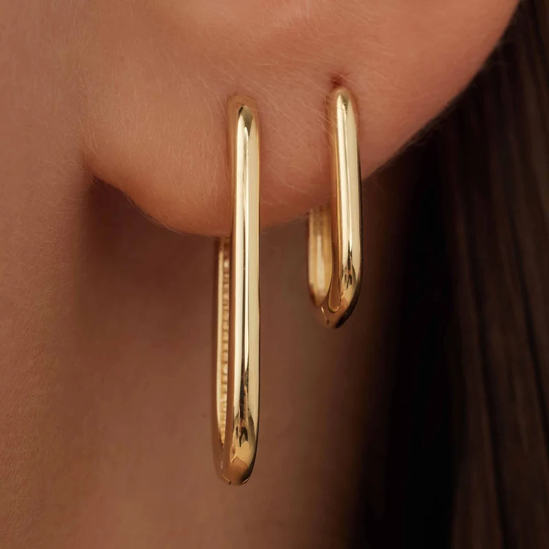 Isabel Bernard Rivoli Aimée 14 Karat | Gold Reif-Ohrringe IB360237