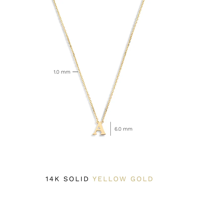 Isabel Bernard Le Marais Chloé 14 Karat | Gold Initiale Halskette IB340134-A
