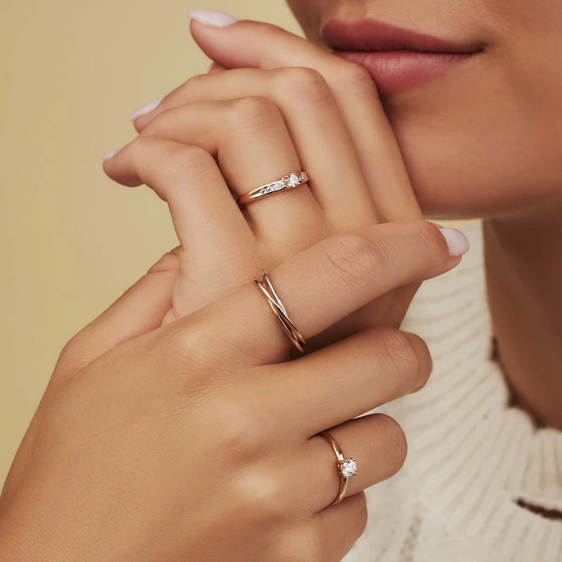Isabel Bernard La Concorde Soleil 14 Karat | Roségold Ring IB330074-50