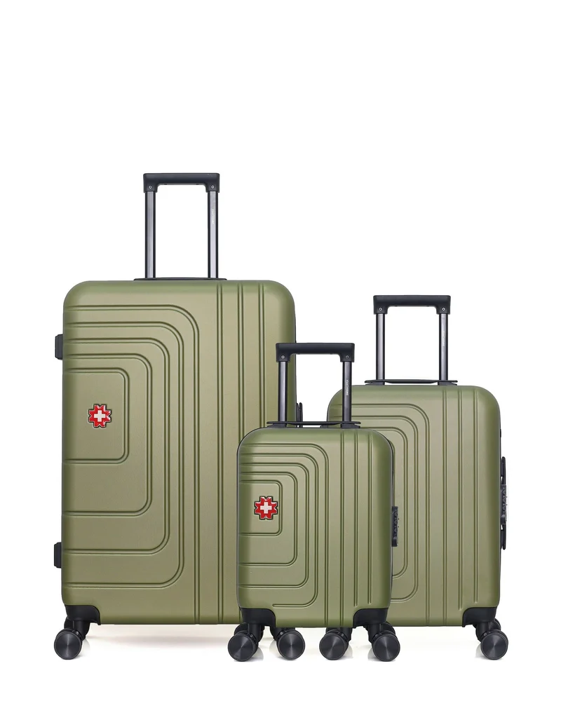 SWISS KOPPER – 3er-Pack – Großer Koffer, Handgepäck und Handgepäck XXS RUTI