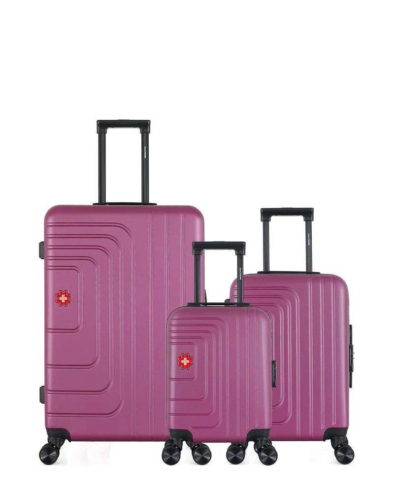 SWISS KOPPER – 3er-Pack – Großer Koffer, Handgepäck und Handgepäck XXS RUTI