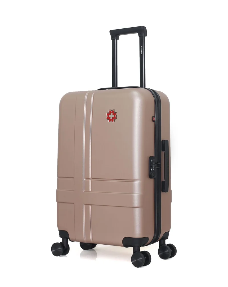 SWISS KOPPER – 2er-Pack – Mittelgroßer Koffer und Kosmetikkoffer USTER