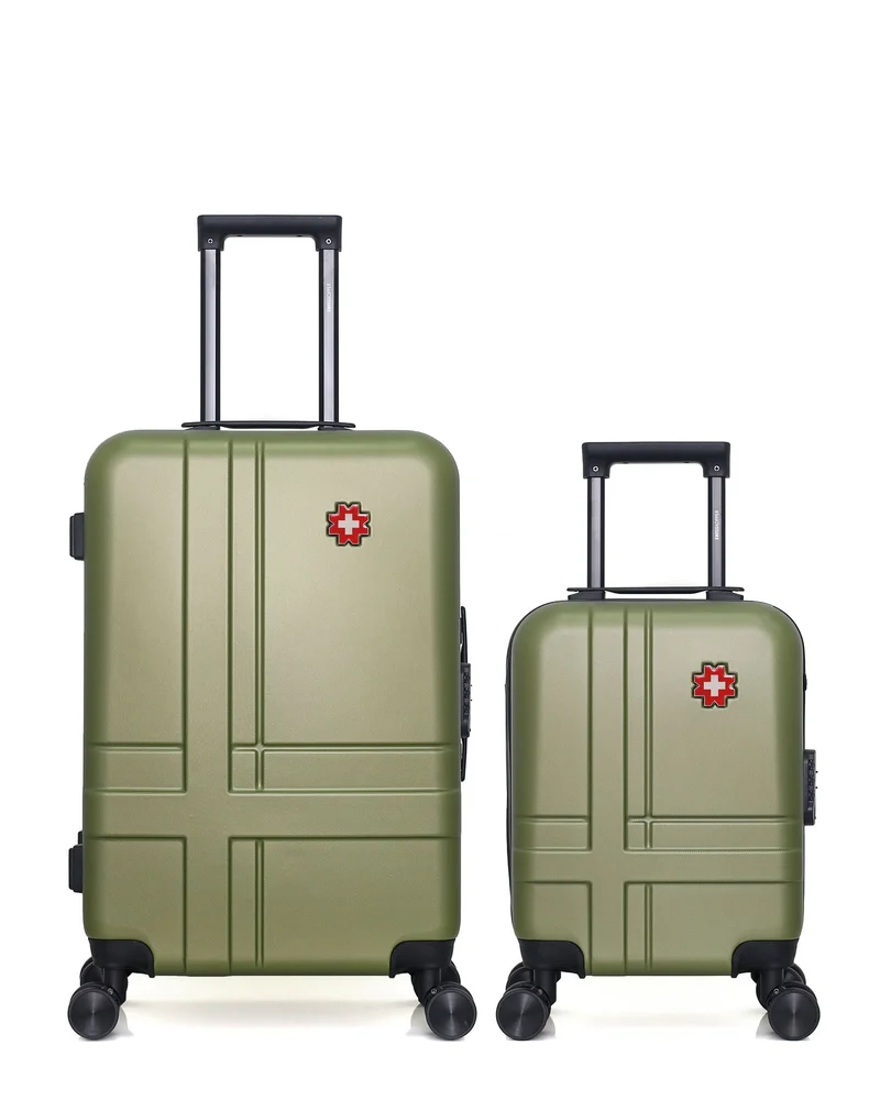 SWISS KOPPER – 2er-Pack – Mittelgroßer Koffer und Handgepäck XXS USTER