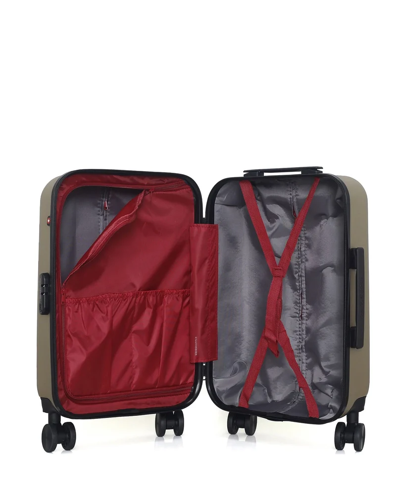 SWISS KOPPER – 2er-Pack – Mittelgroßer Koffer und Handgepäck XXS RUTI