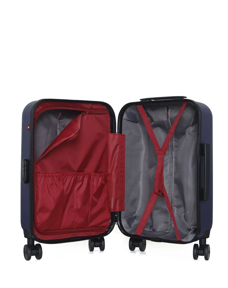 SWISS KOPPER – 2er-Pack – Mittelgroßer Koffer und Handgepäck XXS RUTI