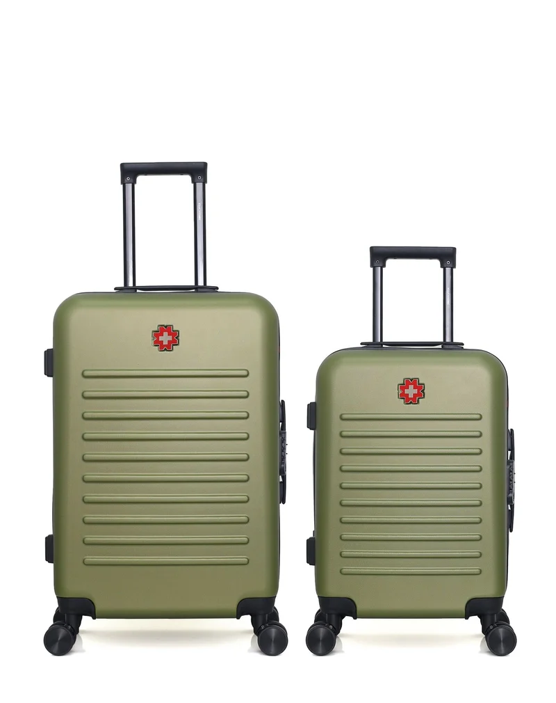 SWISS KOPPER – 2er-Pack – Mittelgroßer Koffer und Handgepäck WIL