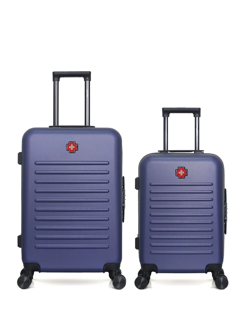 SWISS KOPPER – 2er-Pack – Mittelgroßer Koffer und Handgepäck WIL