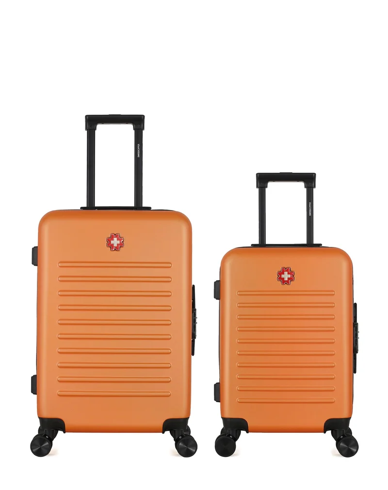 SWISS KOPPER – 2er-Pack – Mittelgroßer Koffer und Handgepäck WIL