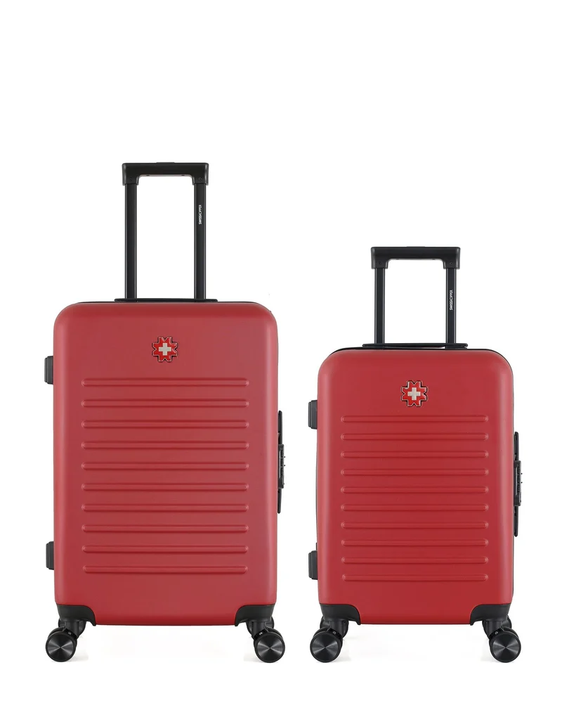 SWISS KOPPER – 2er-Pack – Mittelgroßer Koffer und Handgepäck WIL